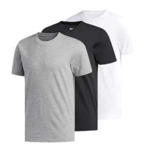 MEN'S COTTON BLENDED CASUAL T-SHIRT (PACK OF 3)