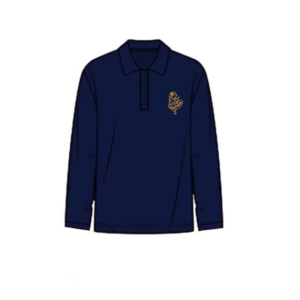 POLO SHIRT NAVY BLUE FULL SLEEVE